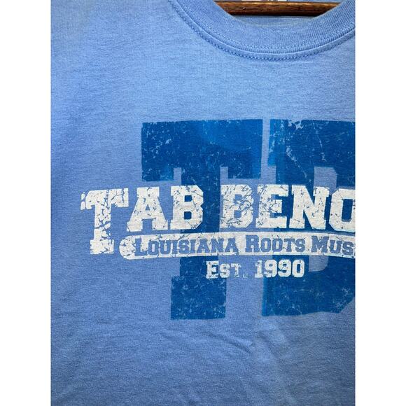 Vintage Tab Benoit Shirt Lousiana Roots Music Blue Tour Concert Graphic Tee L - Picture 3 of 8